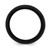 Silicone Black 8mm Domed Band Size 12