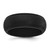 Silicone Black 8mm Ridged Edge Band Size 13