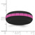 Silicone Black with Pink Grooved Center 7.50mm Band - SL-1C9D7473-4874