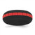 Silicone Black with Red Grooved Center 7.50mm Band - SL-665034B1-1128