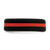 Silicone Black with Red Line Center 7.5mm Flat Band Size 10