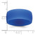 Silicone Blue 8.70mm Flat Edge Band - SL-710BF52A-9523