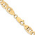 14K 26 inch 7mm Concave Anchor with Lobster Clasp Chain