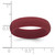 Silicone Dark Red 5.70mm Wood Grain Pattern Band - SL-917ED513-4118