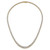 14k 28 1/2 carat Lab Grown Diamond VS/SI+ G+ Complete Round 18 inch Graduated Tennis Necklace
