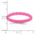 Silicone Fuchsia 3mm Braided Band - SL-6A08B4EA-2955