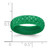 Silicone Green Mermaid Pattern 5.7mm Domed Band Size 8