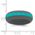 Silicone Grey with Blue Grooved Center 7.50mm Band - SL-57C49082-9311