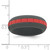 Silicone Grey with Red Grooved Center 7.50mm Band - SL-6BFB3920-3336