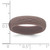 Silicone Light Brown 5.70mm Wood Grain Pattern Band - SL-1C528AFB-6723