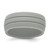 Silicone Light Gray 8.50mm Grooved Band - SL-35387E41-5827