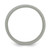 Silicone Light Gray 8.50mm Grooved Band - SL-35387E41-5827