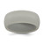 Silicone Light Grey 8.7mm Domed Band Size 8