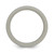 Silicone Light Grey 8.7mm Domed Band Size 8