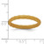 Silicone Metallic Gold 3mm Braided Band - SL-EE01A097-8931