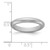 Silicone Metallic Silver 3mm Band - SL-F8E4812C-7654