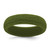 Silicone Olive Green 5.70mm Wood Grain Pattern Band - SL-26675678-7727