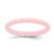 Silicone Pink 3mm Braided Band - SL-430D12E3-1929