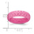 Silicone Pink Mermaid Pattern 5.7mm Domed Band Size 6