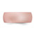 Silicone Pink Metallic 8.7mm Domed Band Size 14