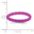 Silicone Plum Purple 3mm Braided Band - SL-9977A2A1-5672