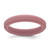 Silicone Rose Pink 4mm Ridged Edge Band - SL-598143D8-2900
