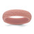 Silicone Rose Pink 5.70mm Wood Grain Pattern Band - SL-26841450-6242