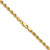 14K 28 inch 3.75mm Diamond-cut Rope with Lobster Clasp Chain