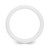 Silicone White 8.7mm Domed Band Size 14