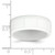 Silicone White 8mm Grid Pattern Band - SL-62BF6193-8414