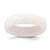 Silicone White Mermaid Pattern 5.7mm Domed Band Size 9