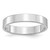 SS Rhodium-plated 4mm Flat Size 10 Band