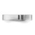 SS Rhodium-plated 4mm Flat Size 10 Band