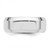 SS Rhodium-plated 8mm Bevel Edge Size 12 Band