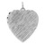 SS Rh-plt Engraveable Heart Patterned Polished Front/Satin Back Disc - QM-8BD42B70-5189