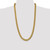14K 28 inch 9.3mm Semi-Solid Miami Cuban with Lobster Clasp Chain