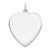 SS Rh-plt Engraveable Heart Polished Front/Satin Back Disc Charm - QM-A1EB73C0-1236