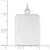 SS Rh-plt Engraveable Rectangle Polished Front/Satin Back Disc Charm - QM-3E9AED48-2804