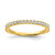 Sterling Shimmer Sterling Silver Gold-tone Flash Gold-plated 28 Stone CZ Band - QR-65CF30D2-8624