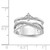 Sterling Shimmer Sterling Silver Rhodium-plated 27 Stone CZ Ring - QR-CADDC6F9-5544