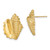 14K 2-D Conch Shell Post Earrings - TE-02897E97-4927