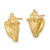 14K 2-D Conch Shell Post Earrings - TE-068AD89E-7557