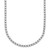 Sterling Shimmer Sterling Silver Rhodium-plated Bezel Set 1.7mm CZ 159 Stone 20 inch Necklace
