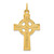Sterling Silver & 24k Gold -plated Celtic Cross Pendant