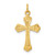 Sterling Silver & 24k Gold -plated Cross Charm