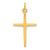 Sterling Silver & 24k Gold -plated Passion Cross Charm