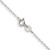 Sterling Silver .5mm Flat Link Cable Chain - QP-9CCAC32F-6968