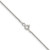 Sterling Silver .95mm Diamond-cut Round Box Chain w/4in ext.