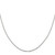 Sterling Silver .9mm Flat Link Cable Chain w/4in ext.
