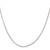 Sterling Silver 1.1mm Diamond-cut Round Box Chain w/4in ext.